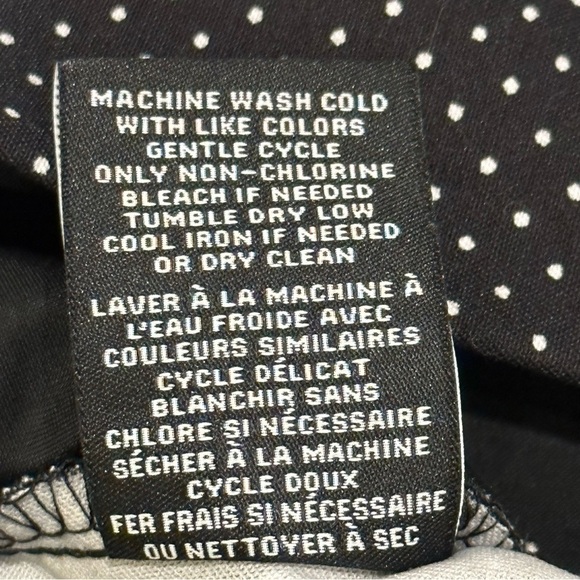 Premise Woman Polka Dot Ankle Pants Plus Size 3X Black Pull-On Tummy Control NWT - Picture 14 of 15